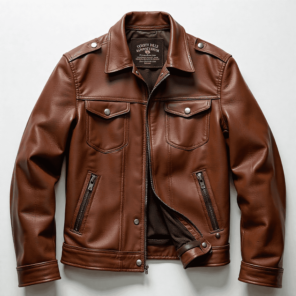 Leather jacket restoration